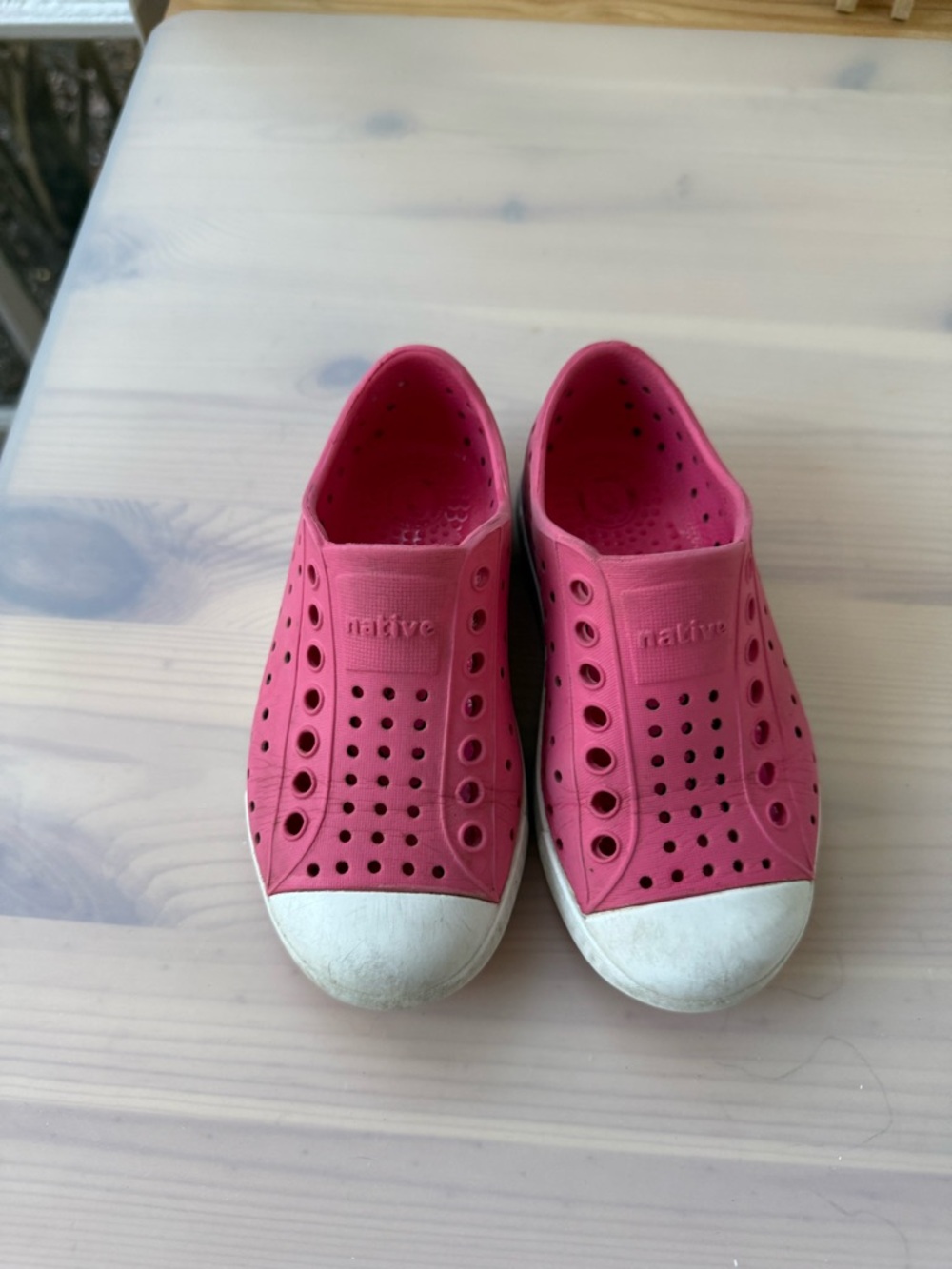 Pink Native Jefferson Kids Shoes